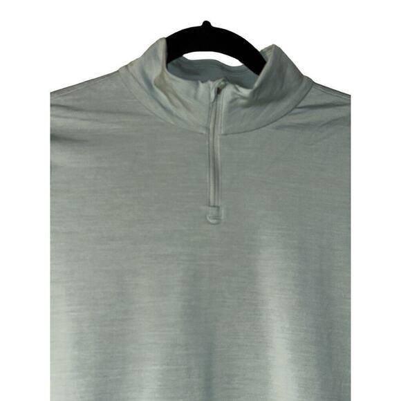 Allbirds Women's Natural Run Mid Layer 1/4 Zip Active Top Size S Green Hush NWT - Picture 5 of 8